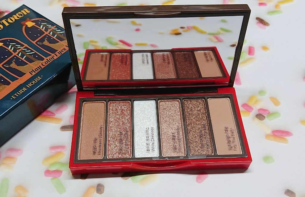 ルドルフ プレイカラー アイシャドウミニ トナカイ/ETUDE/アイシャドウパレットを使ったクチコミ(2枚目)