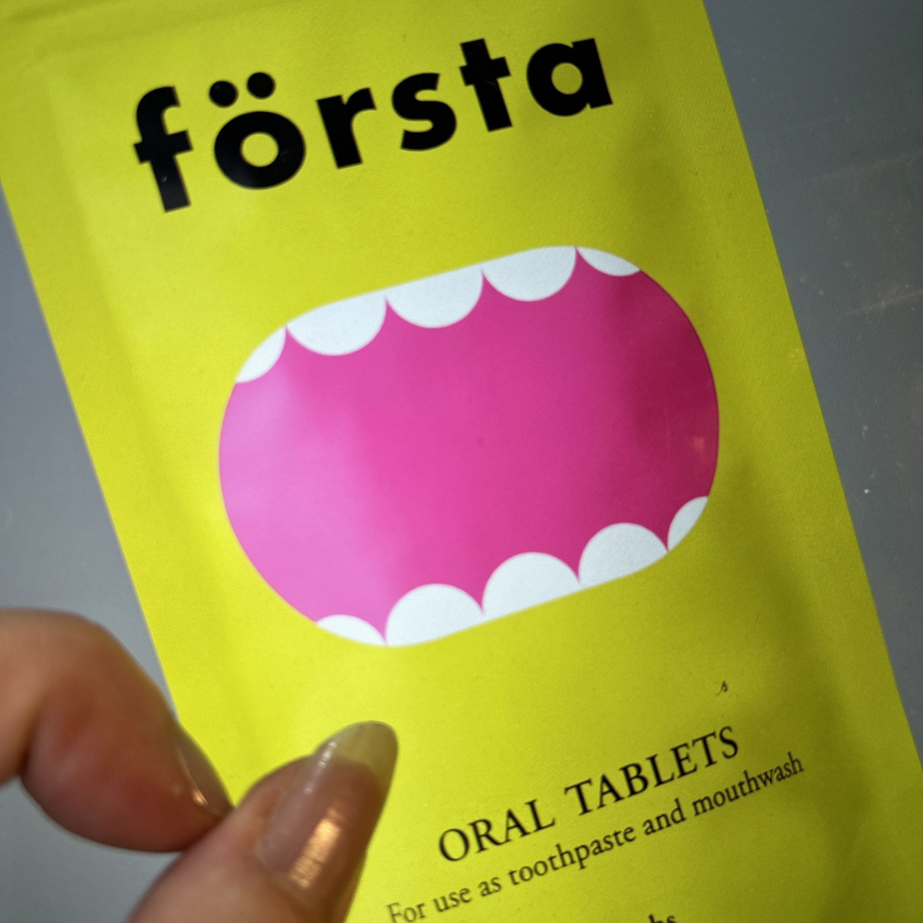 オーラルタブレット/forsra/その他オーラルケアを使ったクチコミ（1枚目）