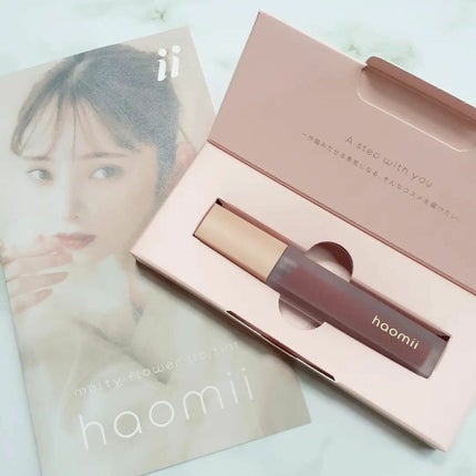 Melty flower lip tint/haomii/口紅を使ったクチコミ(1枚目)
