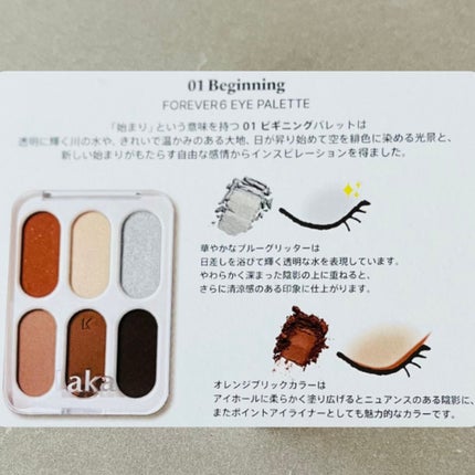 フォーエバー6アイパレット/Laka/アイシャドウパレットを使ったクチコミ(5枚目)