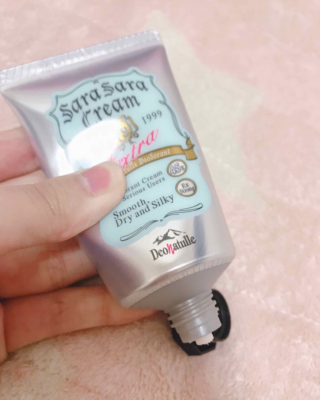 ソフトストーンＷ/デオナチュレ/デオドラント・制汗剤を使ったクチコミ（3枚目）