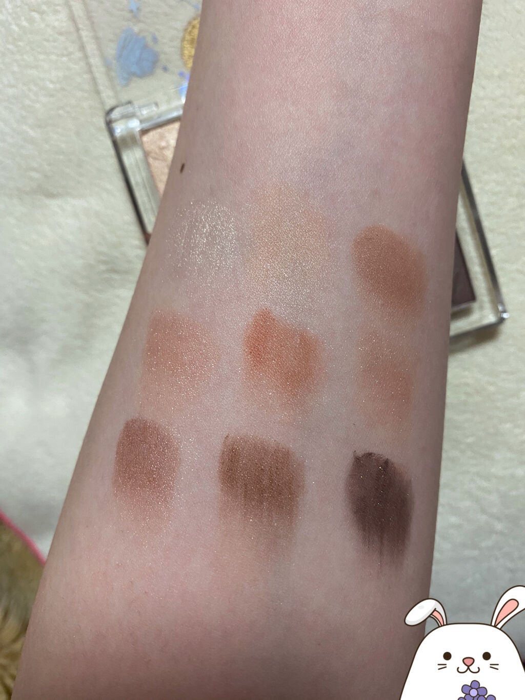 クォーツ 9色アイシャドウパレット(ドリームランドアイシャドウ)/ZEESEA/アイシャドウパレットを使ったクチコミ(3枚目)