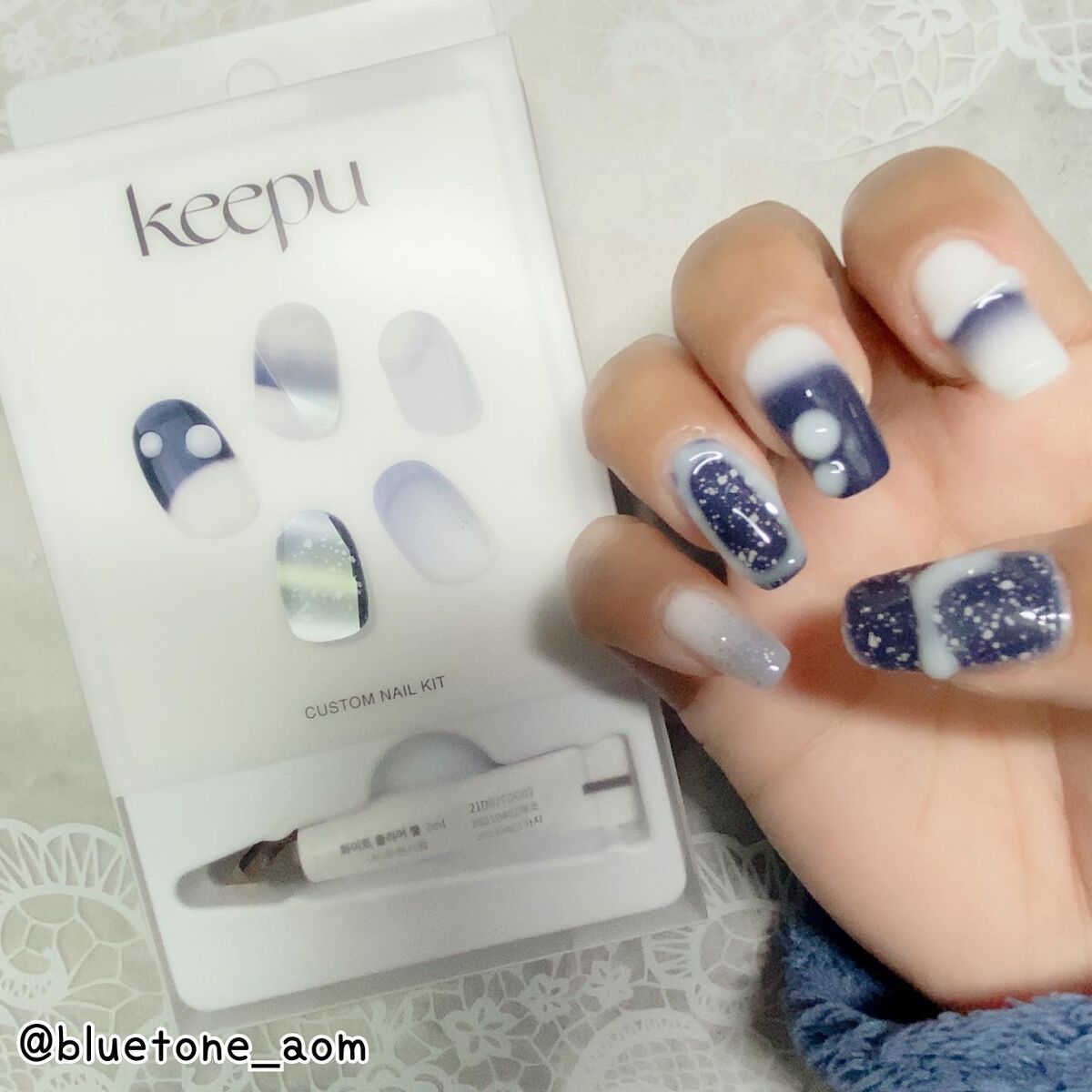 セルフカスタム ネイルシール/KEEPU/ネイルシールを使ったクチコミ（3枚目）