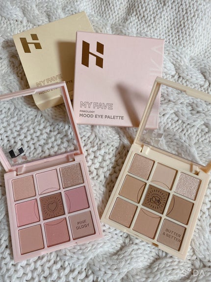 マイフェイブムードアイパレット 9カラー/HOLIKA HOLIKA/アイシャドウパレットを使ったクチコミ(4枚目)