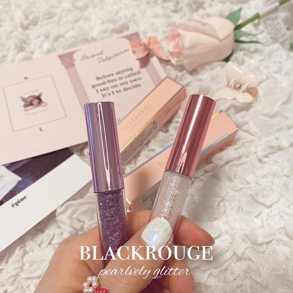 パールブリーアイグリッター/BLACK ROUGE/グリッターを使ったクチコミ（1枚目）