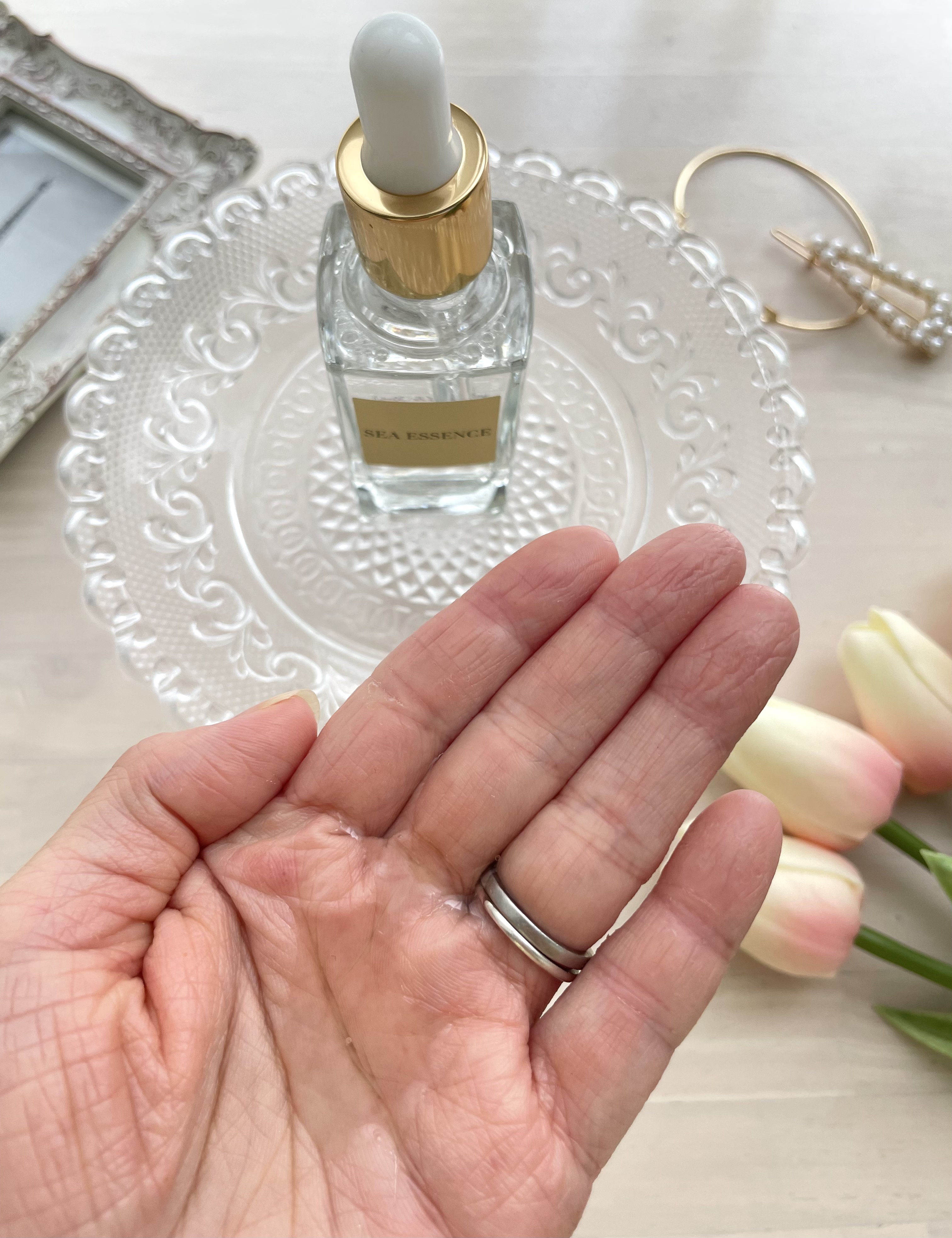 オレンジラフィーオイル/SEA ESSENCE/フェイスオイルを使ったクチコミ（3枚目）