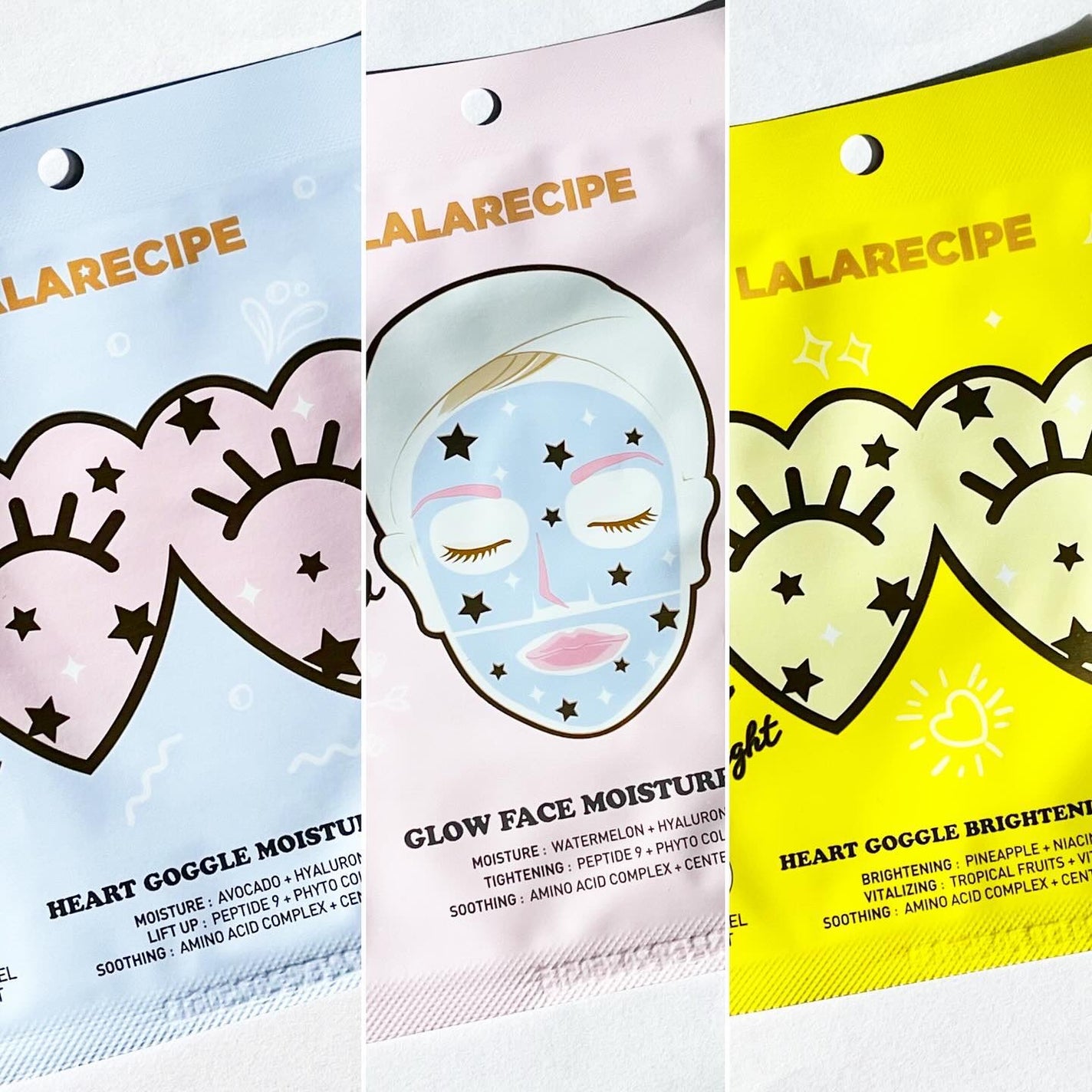 ハートゴーグルマスク/ララレシピ/シートマスク・パックを使ったクチコミ(1枚目)