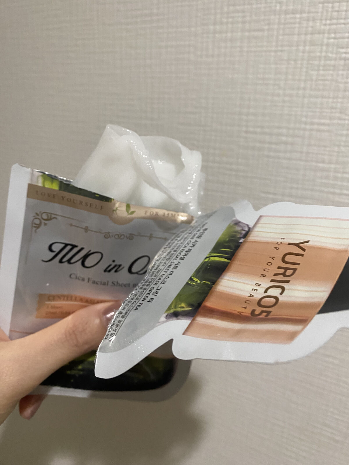 ユリコス 2in1 シカ フェイシャル シートマスク/YURICO5/シートマスク・パックを使ったクチコミ（3枚目）