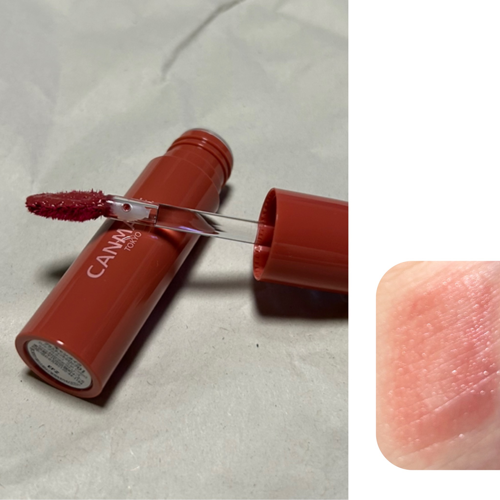 グラスティントシロップ/キャンメイク/リップティントを使ったクチコミ（2枚目）