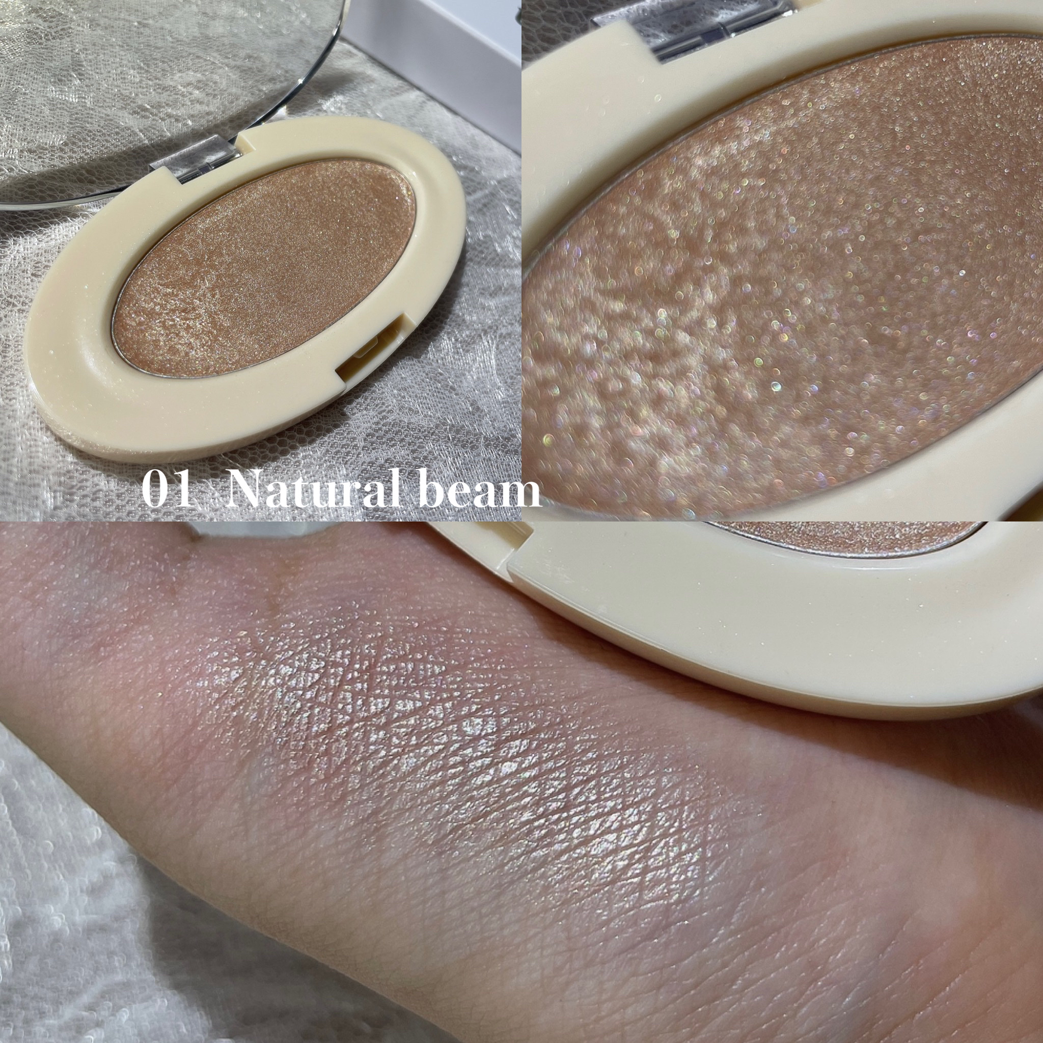 ドリームビームハイライター/Laka/パウダーハイライトを使ったクチコミ（2枚目）