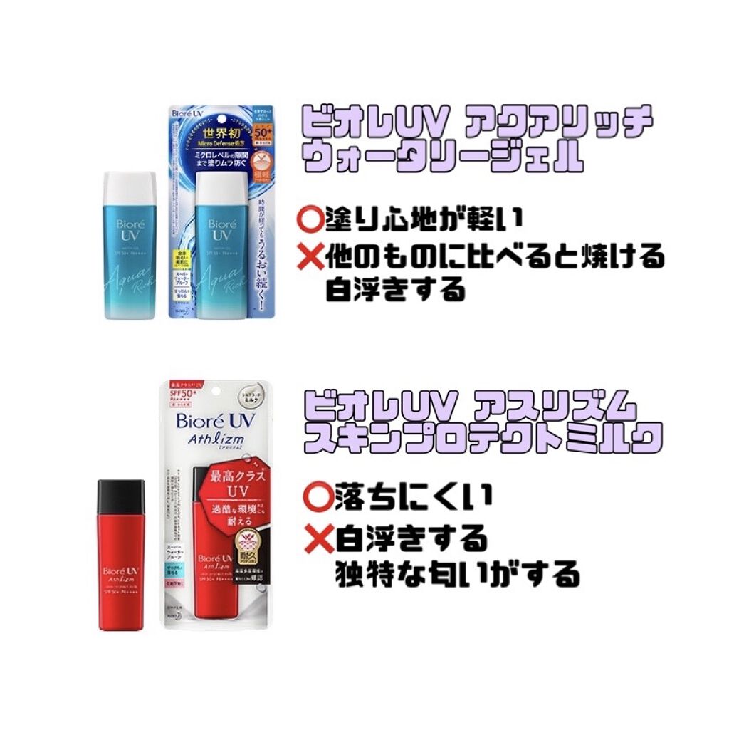 ビオレUV アクアリッチウォータリージェル /ビオレ/日焼け止め・UVケアを使ったクチコミ（3枚目）