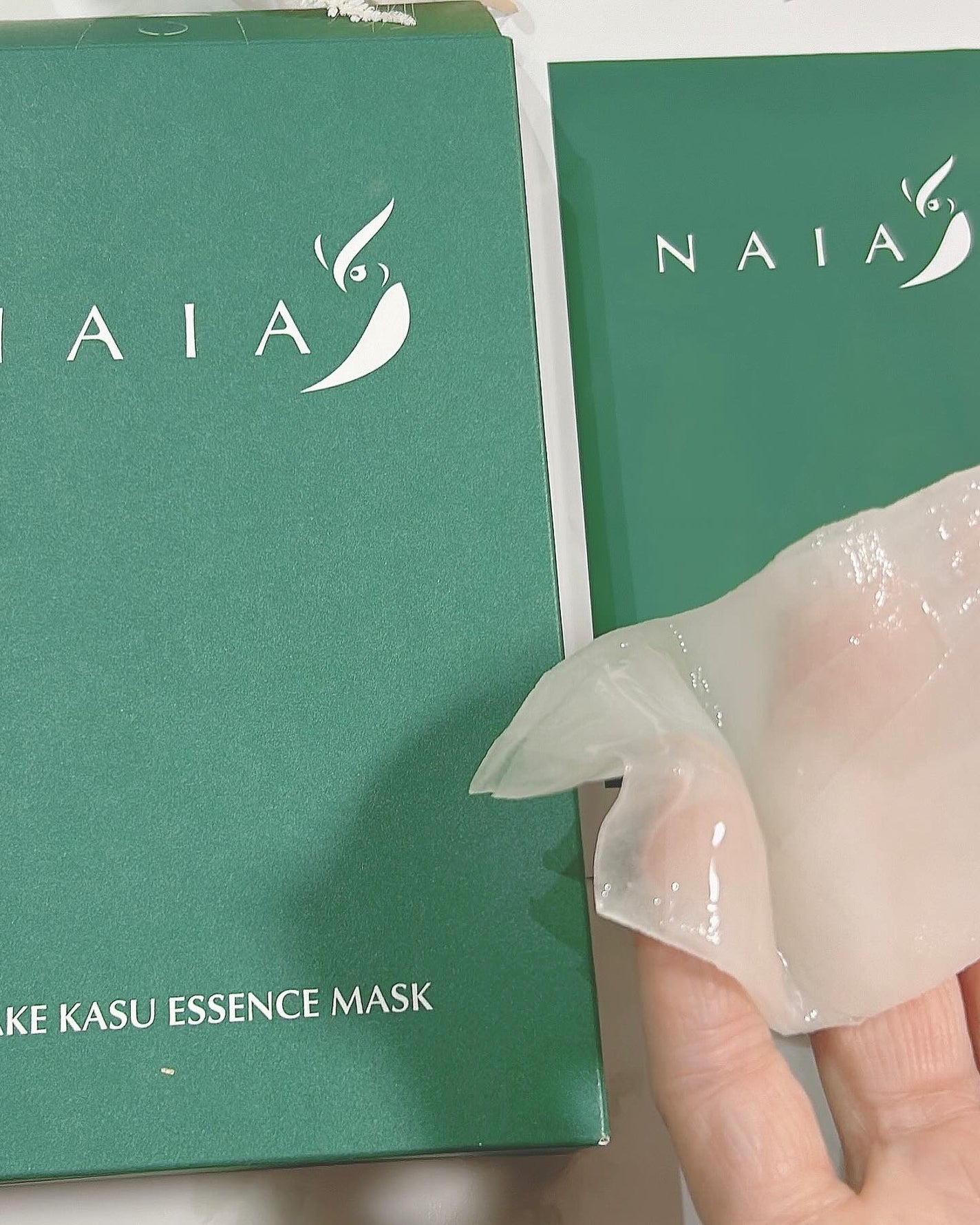 酒粕フェイスマスク 7枚入り(個包装)/NAIA/シートマスク・パックを使ったクチコミ(3枚目)