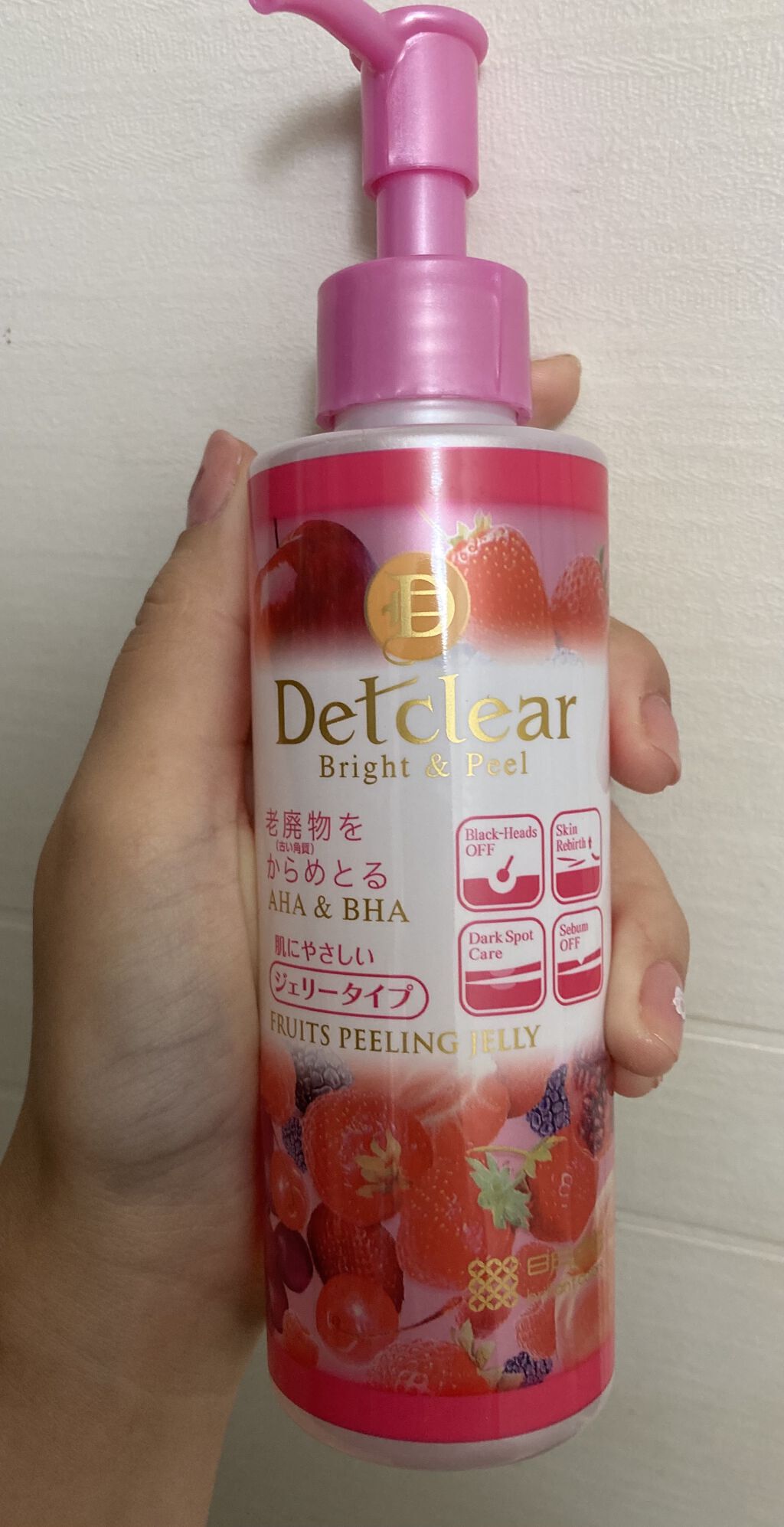 DETクリア ブライト＆ピール ピーリングジェリー <ミックスベリーの香り>/Detclear/ピーリングを使ったクチコミ（1枚目）