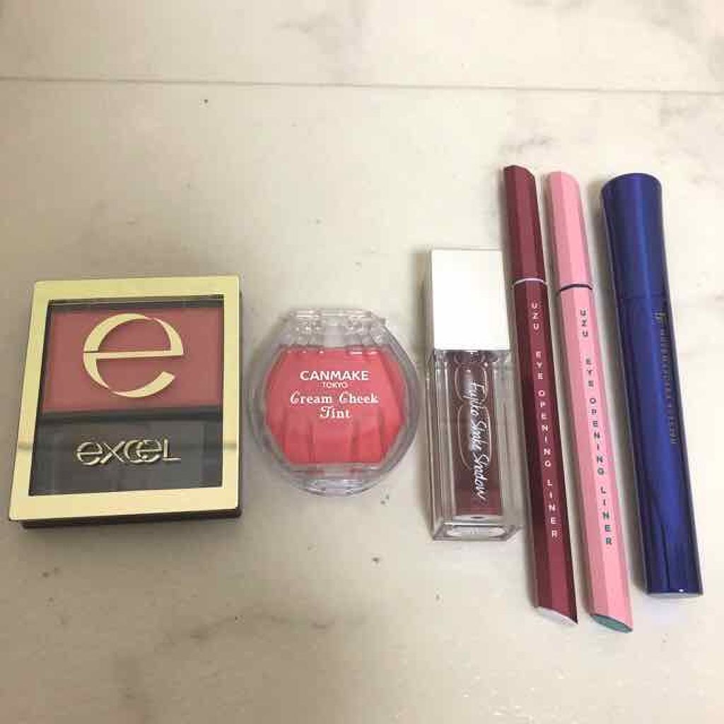 スキニーリッチチーク/excel/パウダーチークを使ったクチコミ（1枚目）