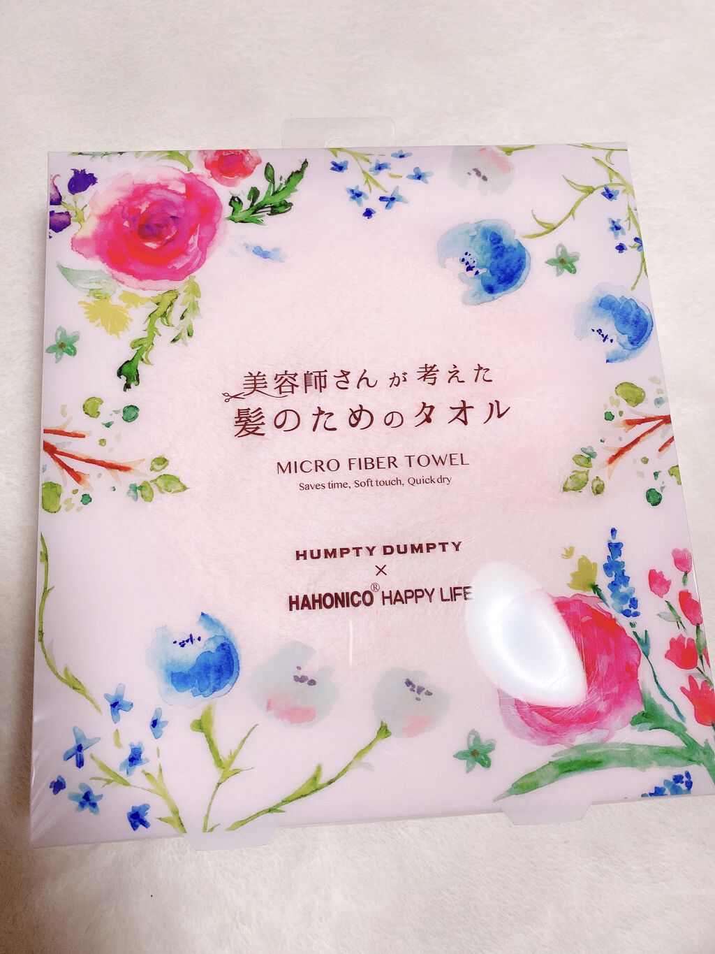 美容師さんが考えた髪のためのタオル ハホニコ　ヘアドライタオル　マイクロファイバータオル/ハホニコハッピーライフ/ヘアケアグッズを使ったクチコミ（2枚目）