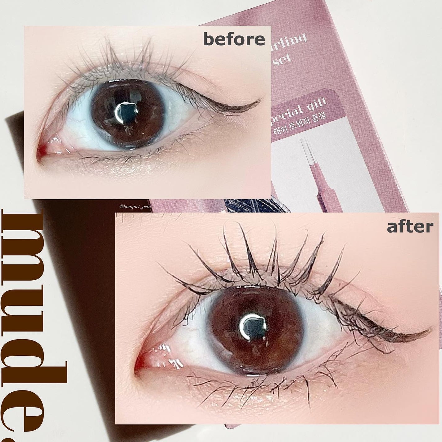 MD インスパイアロングラッシュ カーリングマスカラ/mude/マスカラを使ったクチコミ(9枚目)