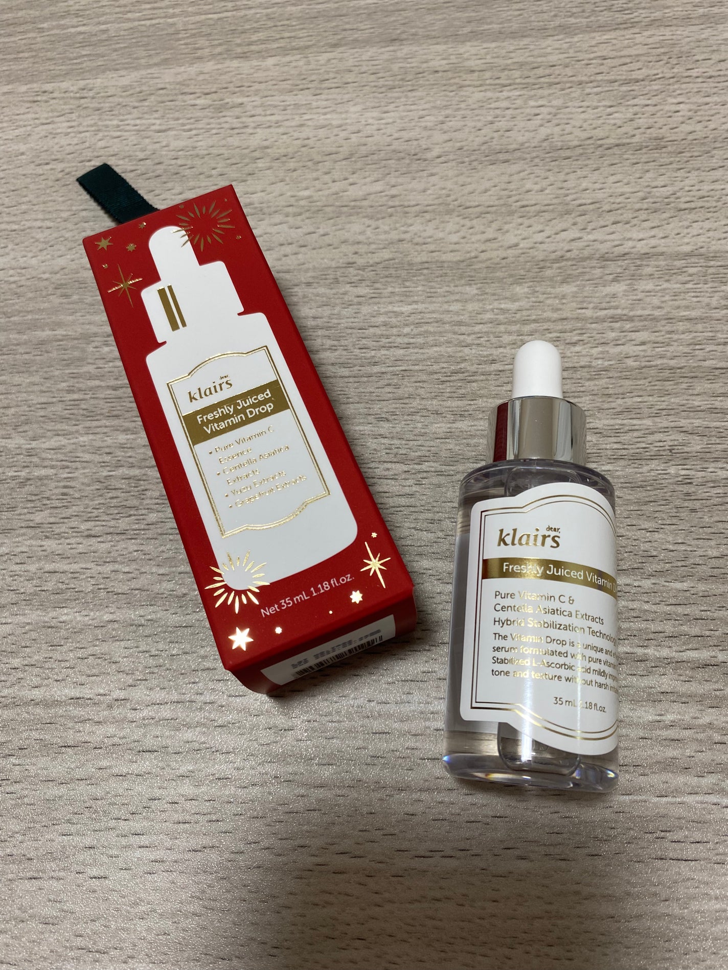 フレッシュリージュースドビタミンドロップ(35ml)/Klairs/美容液を使ったクチコミ(1枚目)