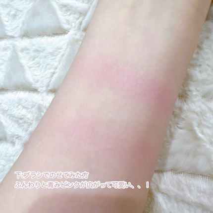 チークブラッシュ/CEZANNE/パウダーチークを使ったクチコミ(3枚目)