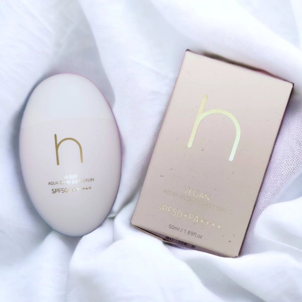 ヴィーガンアクアグロウサンセラム/HAMEL/日焼け止めローションを使ったクチコミ（1枚目）