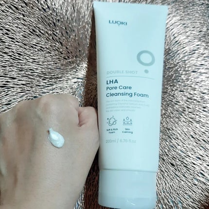 ダブルショットLHA毛穴ケアクレンジングフォーム /LUOKI/クレンジングクリームを使ったクチコミ(2枚目)