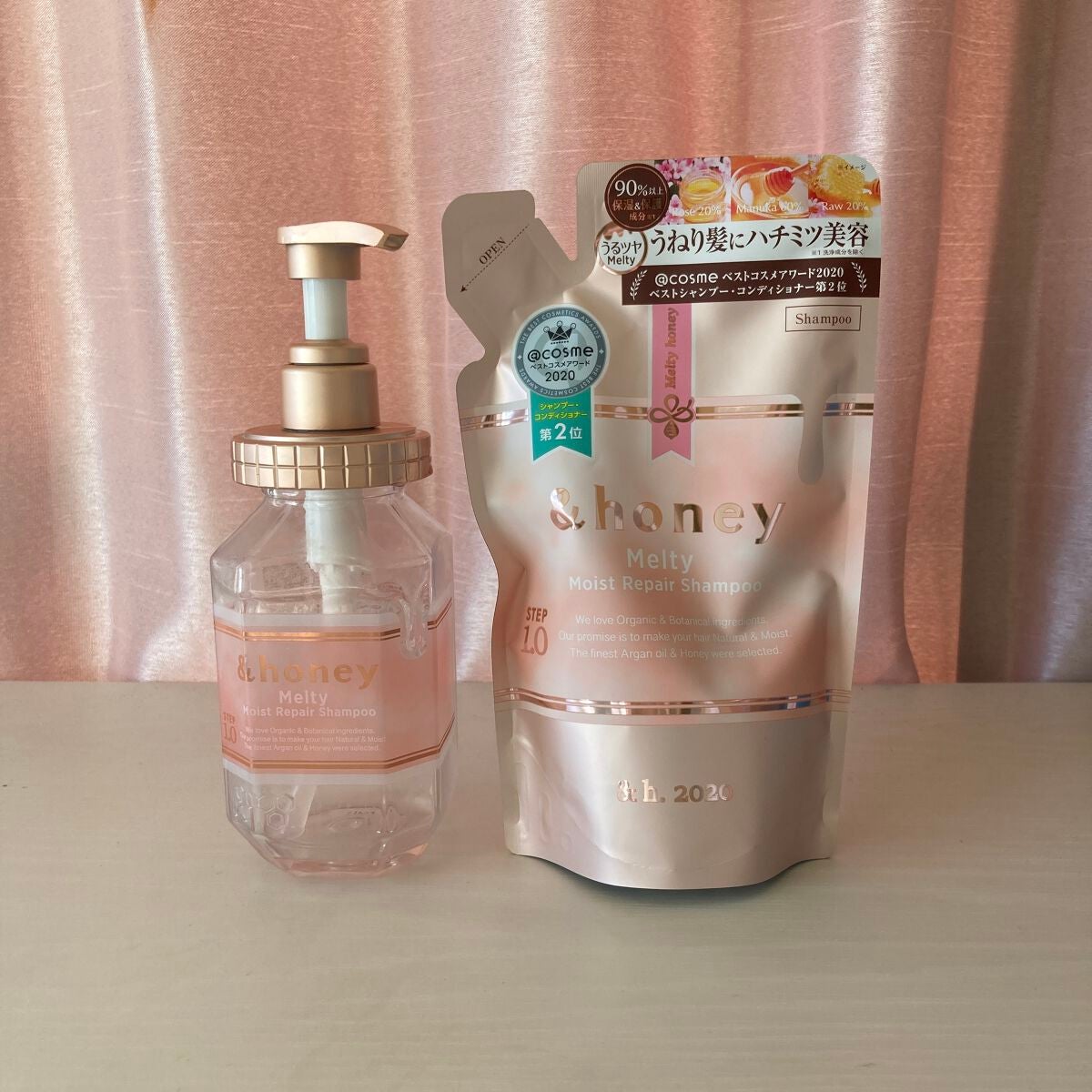 &honey Melty モイストリペア シャンプー1.0/モイストリペア ヘアトリートメント2.0/&honey/市販シャンプーを使ったクチコミ(1枚目)