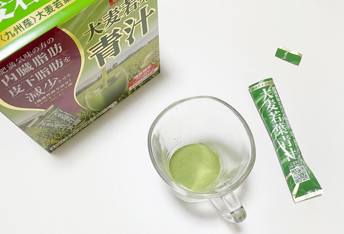 大麦若葉粉末100%/山本漢方製薬/青汁を使ったクチコミ(2枚目)