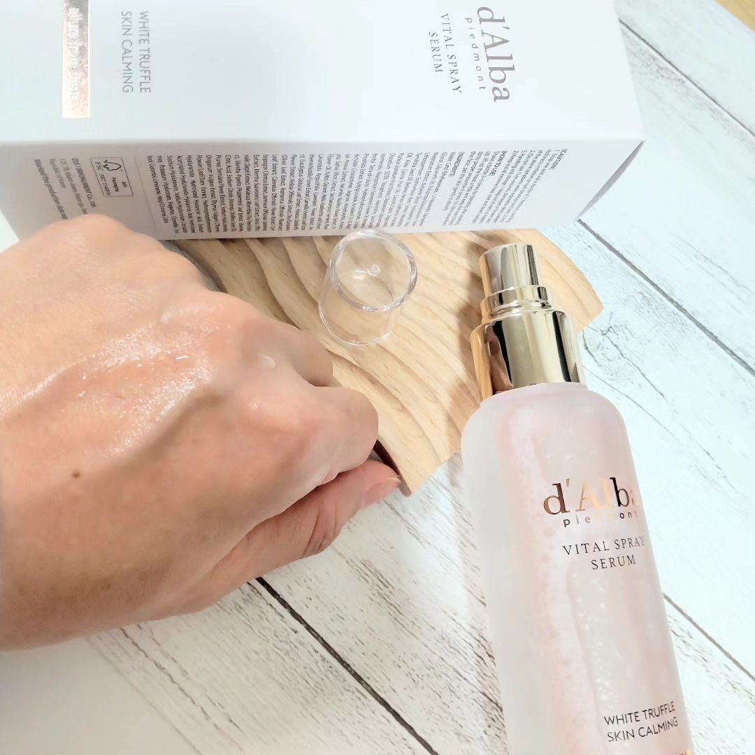 ダルバ ホワイトトリュフバイタルスプレーセラム/ダルバ/ミスト状化粧水を使ったクチコミ（3枚目）