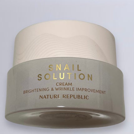 ネイチャーリパブリック スネイルソリューションクリームのクチコミ「リニューアル!
スネイルソリューションクリーム52ml
こちらもブースター同様にリニューアル.....」(3枚目)