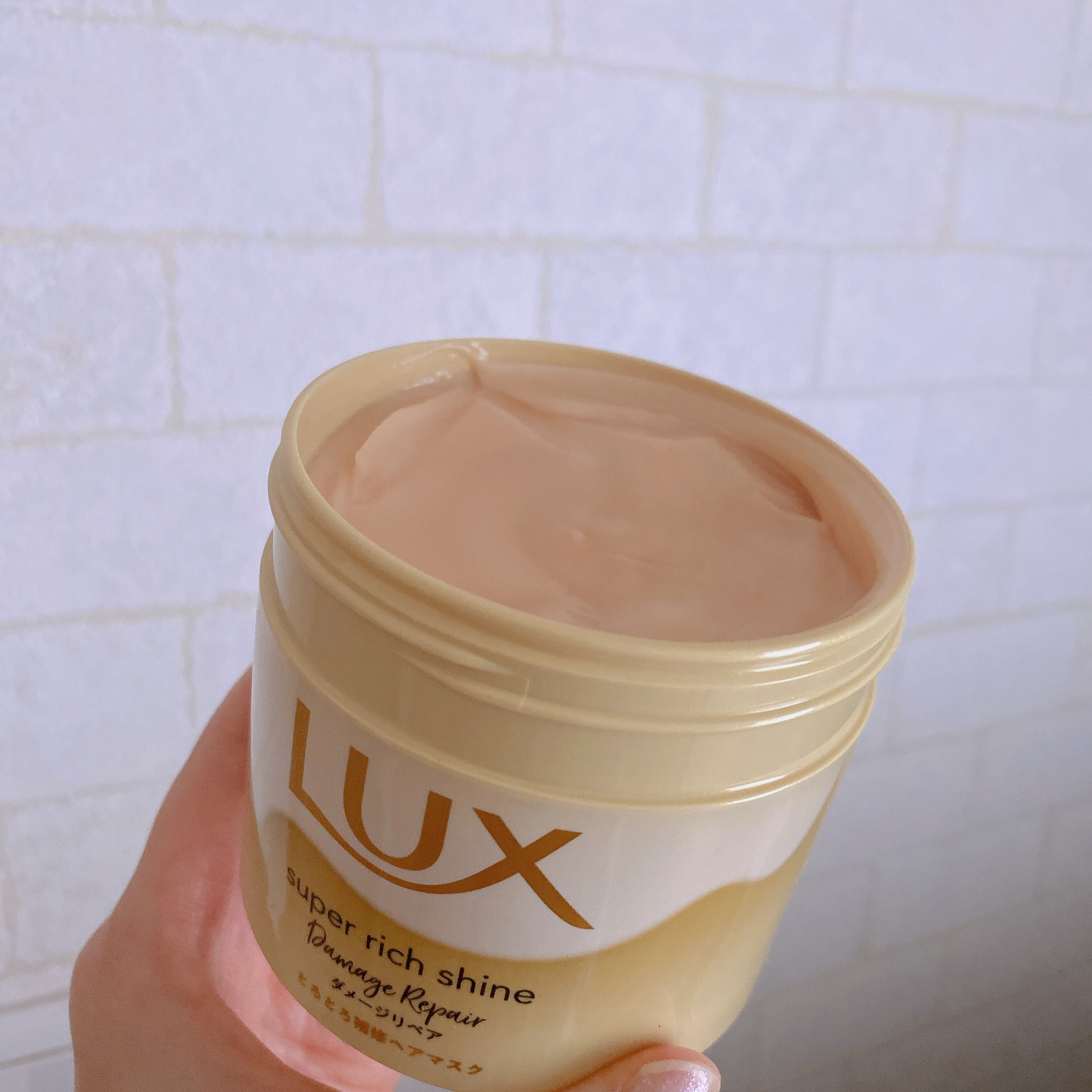 スーパーリッチシャイン ダメージリペア とろとろ補修ヘアマスク/LUX/ヘアマスク・ヘアパックを使ったクチコミ（3枚目）