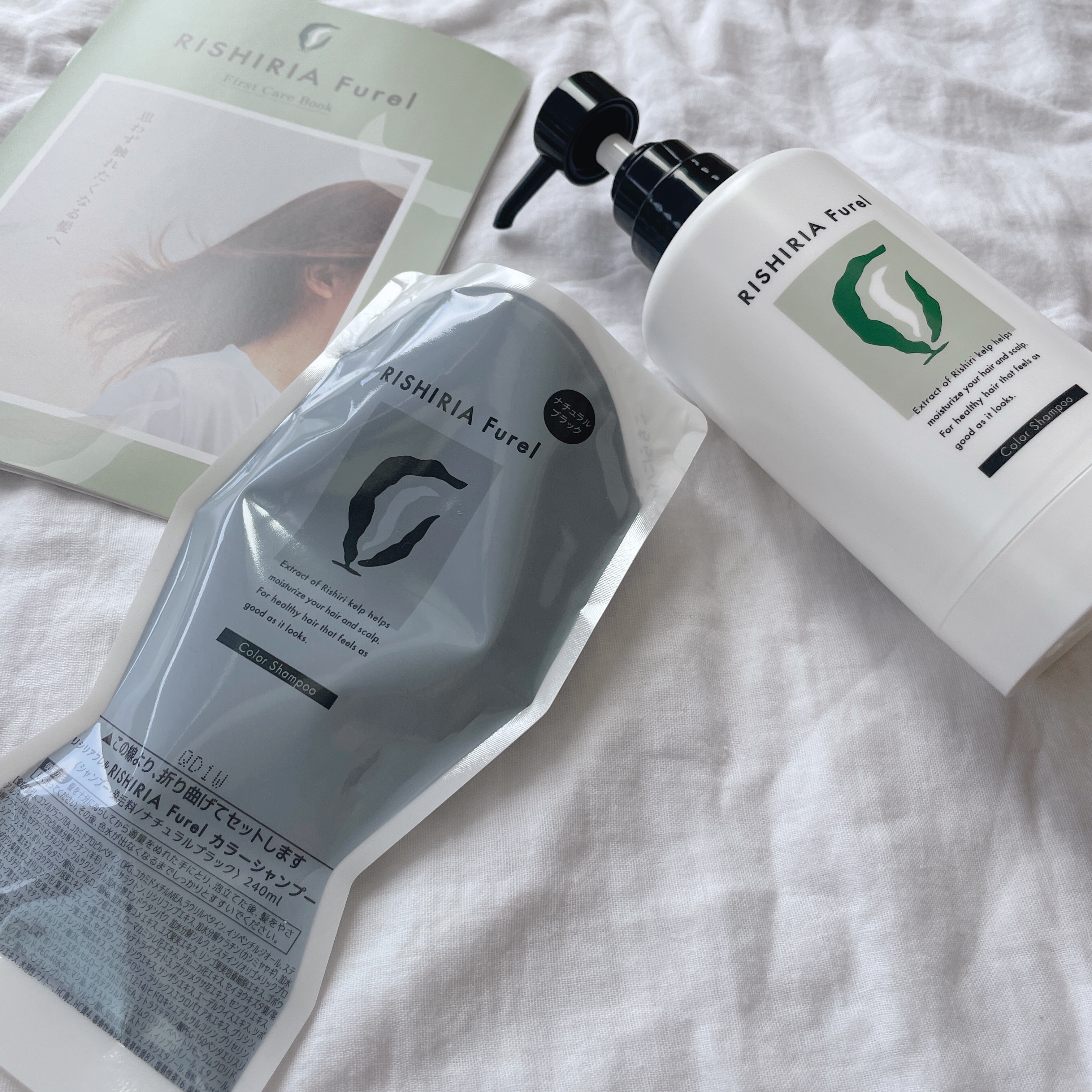 カラーシャンプー ナチュラルブラック/RISHIRIA Furel/市販シャンプーを使ったクチコミ（1枚目）