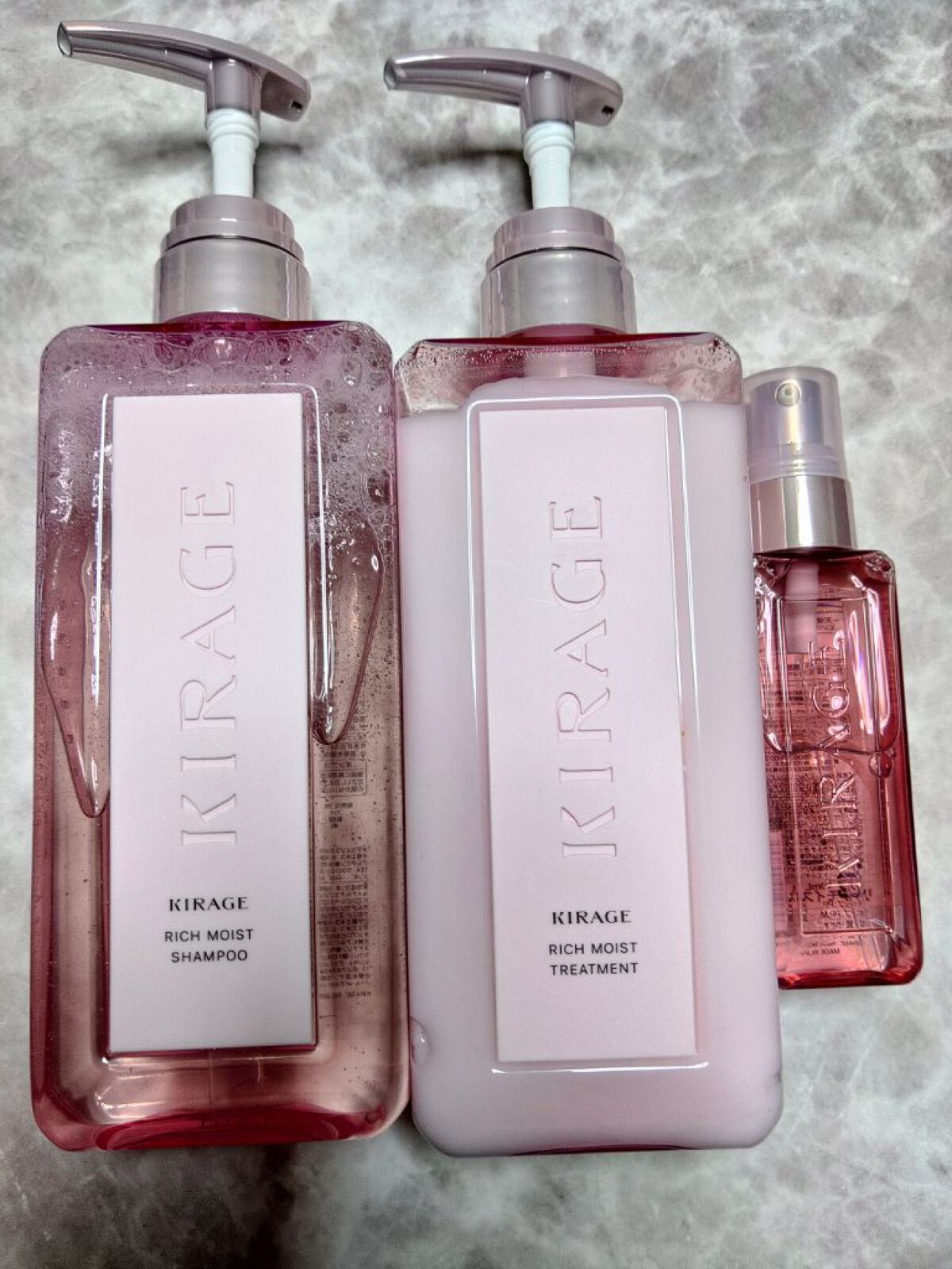 リッチモイスト ヘアオイル/キラージュ/ヘアオイルを使ったクチコミ（1枚目）