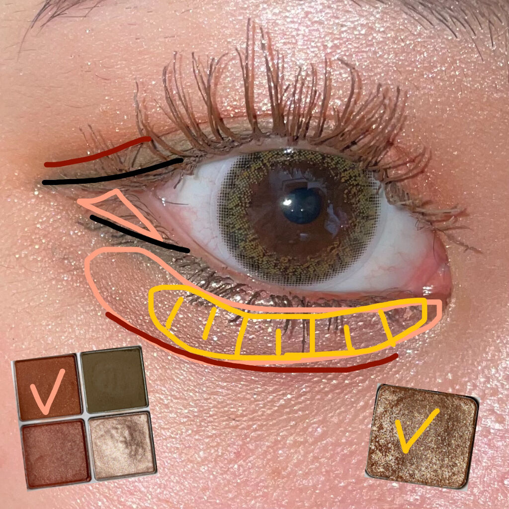 クリーミータッチライナー/キャンメイク/ジェルアイライナーを使ったクチコミ（3枚目）