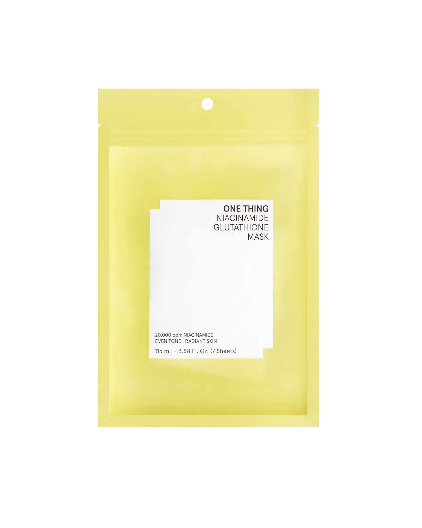 ナイアシンアミドグルタチオンマスク ONE THING