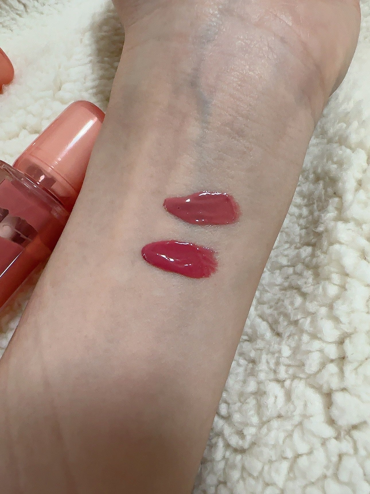 ジェリーイングヌードグロス/Laka/リップグロスを使ったクチコミ(2枚目)