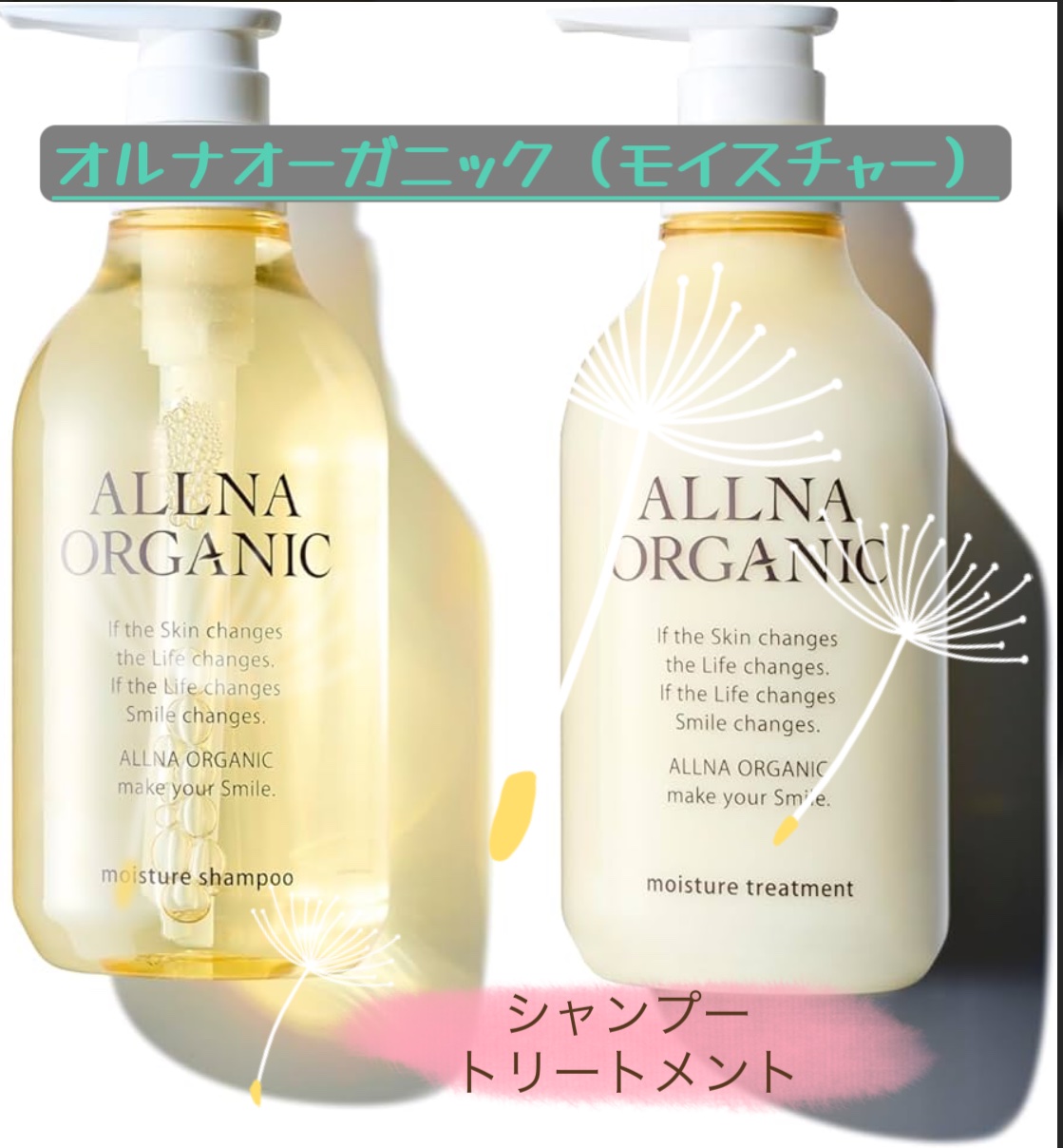 試してみた】モイスチャーシャンプー＆トリートメント ALLNA