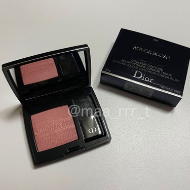 .
▶︎
Dior
ディオールスキン　ルージュ　ブラッシュ
（展開店舗限定色）
４６８　ルピナス
税込6,600円

ベージュピンクのチーク
細かいゴールドのラメ入り

ふわっとのせると自然な血色感がで