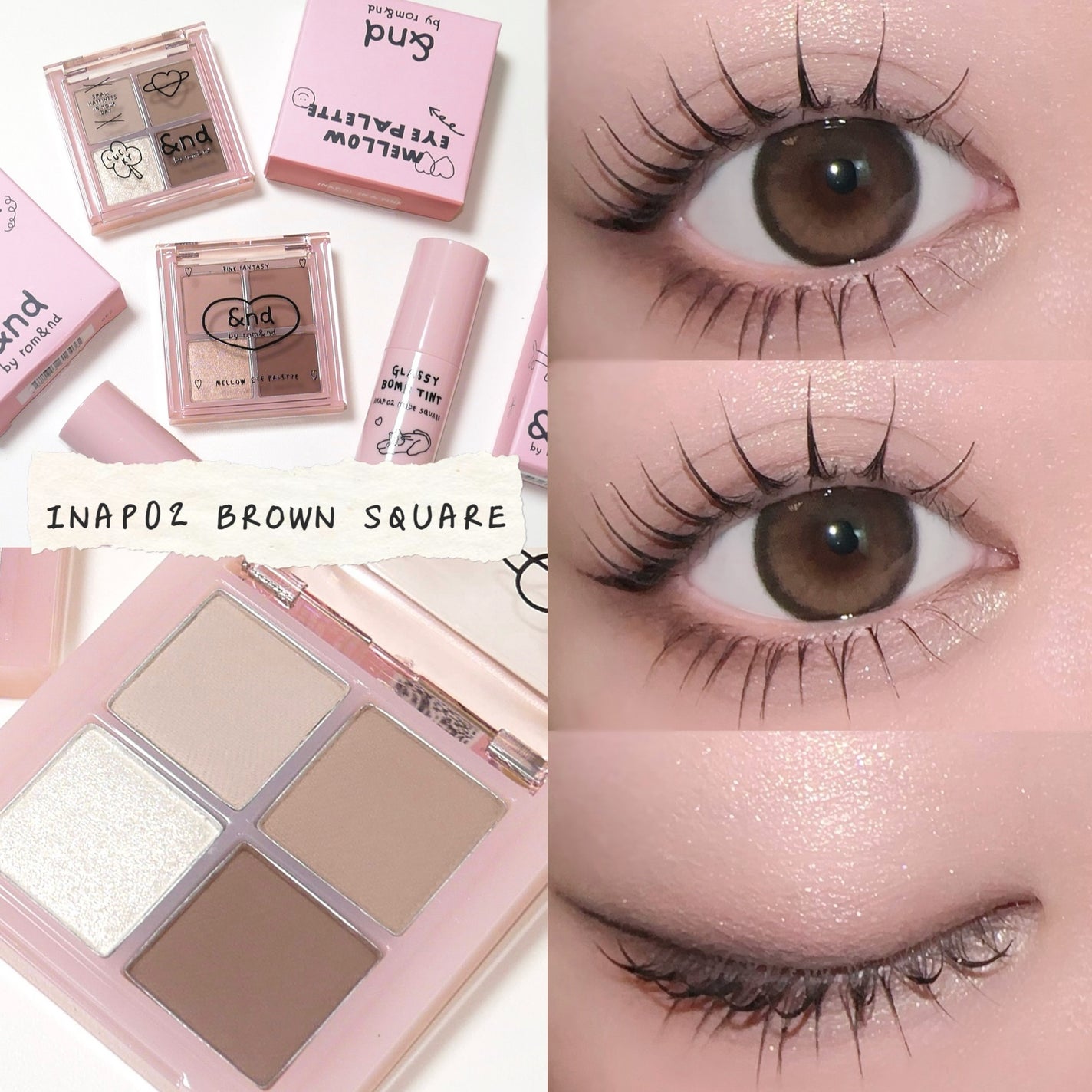 アンドバイロムアンド メロウアイパレット/&nd by rom&nd/アイシャドウパレットを使ったクチコミ(4枚目)