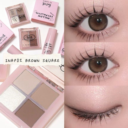 アンドバイロムアンド メロウアイパレット/&nd by rom&nd/アイシャドウパレットを使ったクチコミ(4枚目)