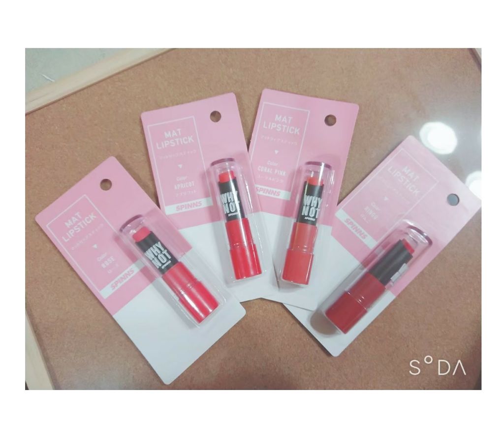 WHY NOT SPINNS リップスティック/DAISO/口紅を使ったクチコミ(2枚目)