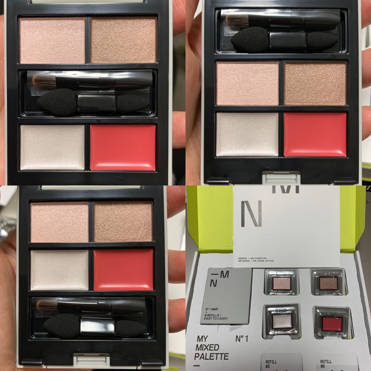 MY MIXED PALETTE 4色カスタムパレット/MN/マルチパレットを使ったクチコミ（3枚目）