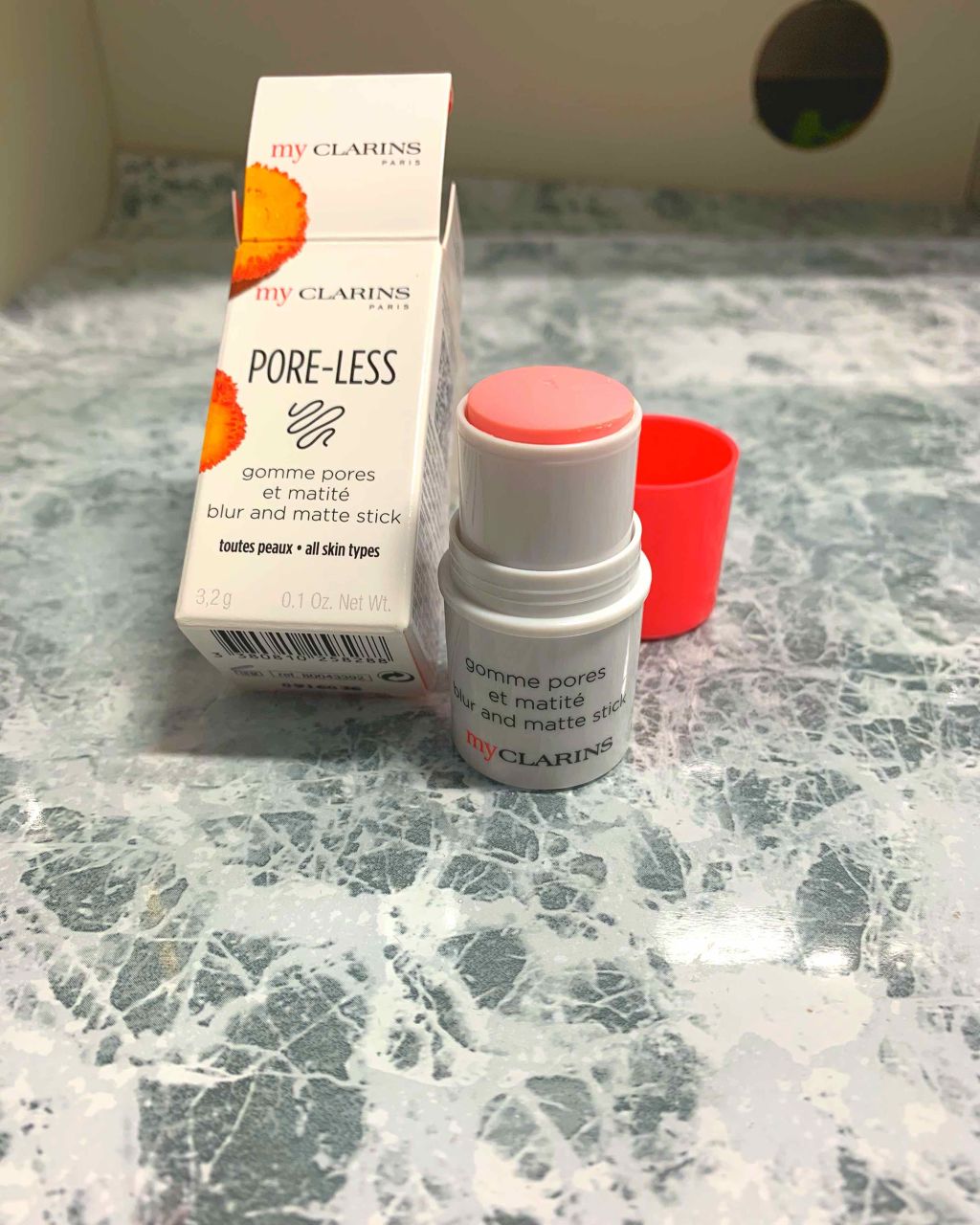 マイクラランス ブラ—&マット スティック/CLARINS/化粧下地を使ったクチコミ（2枚目）