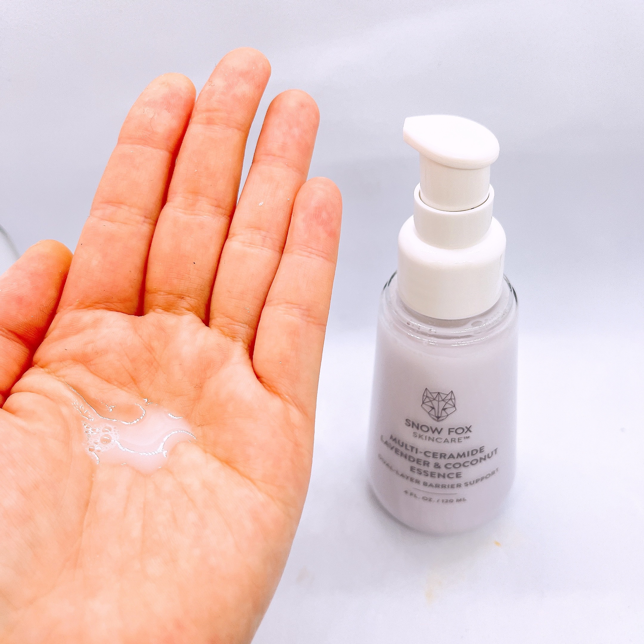 フレンチ ガーデン ミルキー エッセンス/SNOW FOX SKINCARE/美容液を使ったクチコミ（2枚目）