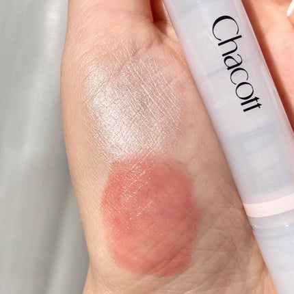 ダブルマルチクレヨン 424 クランベリー×エクルベージュ/チャコット・コスメティクス/シェーディングの画像