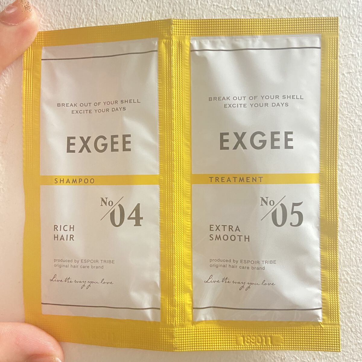 エグジー シャンプー／トリートメント/EXGEE/市販シャンプーを使ったクチコミ（1枚目）