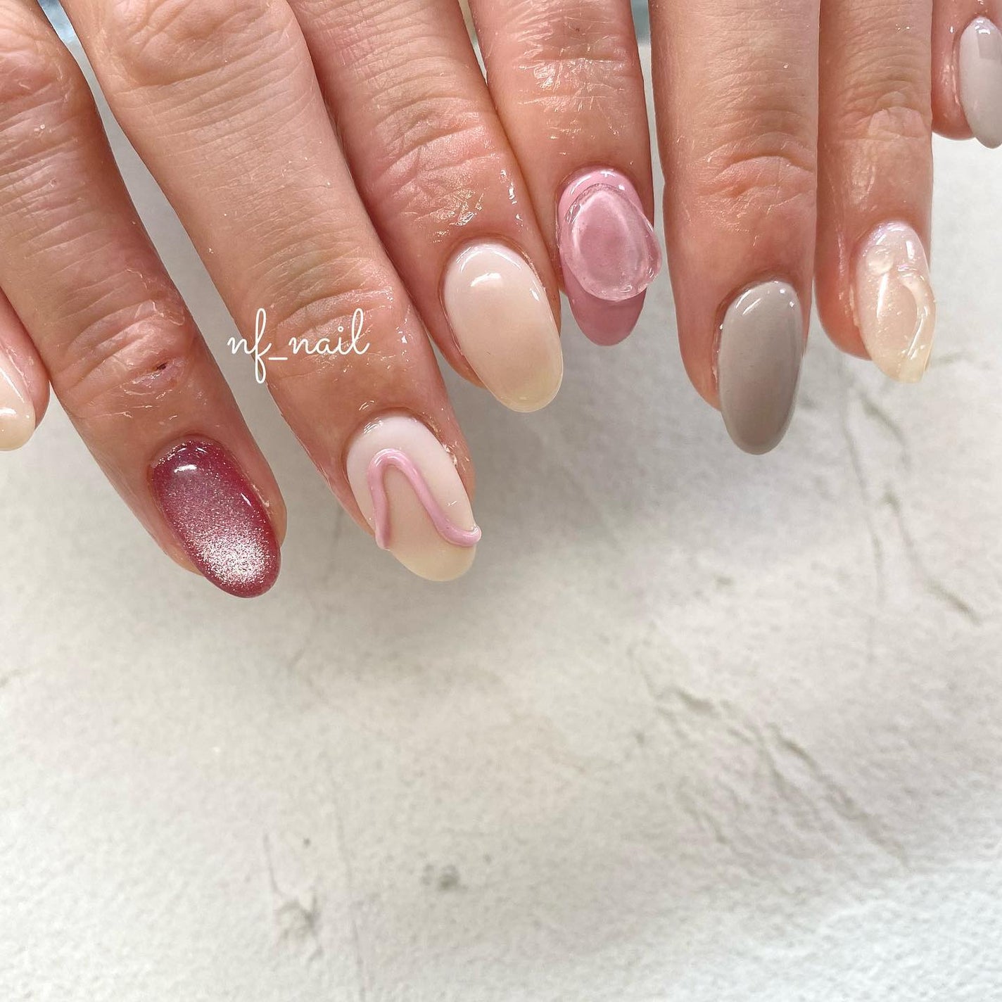 Natsumi◎nailist on LIPS 「.持ち込み.#ネイル#ネイルデザイン#ネイルアート#ジェ..」(2枚目)