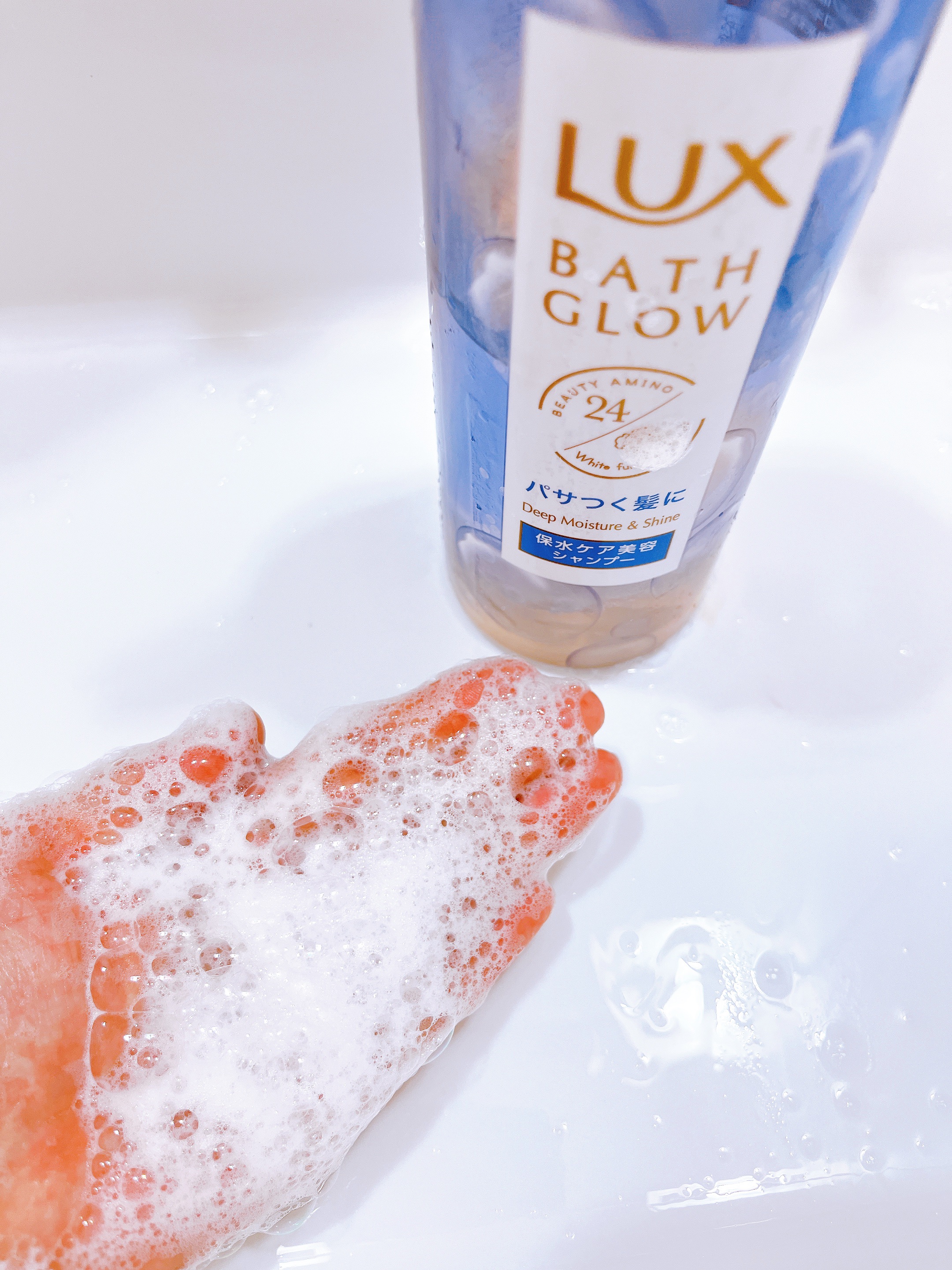 バスグロウ ディープモイスチャー&シャイン シャンプー/トリートメント/LUX/市販シャンプーを使ったクチコミ（3枚目）