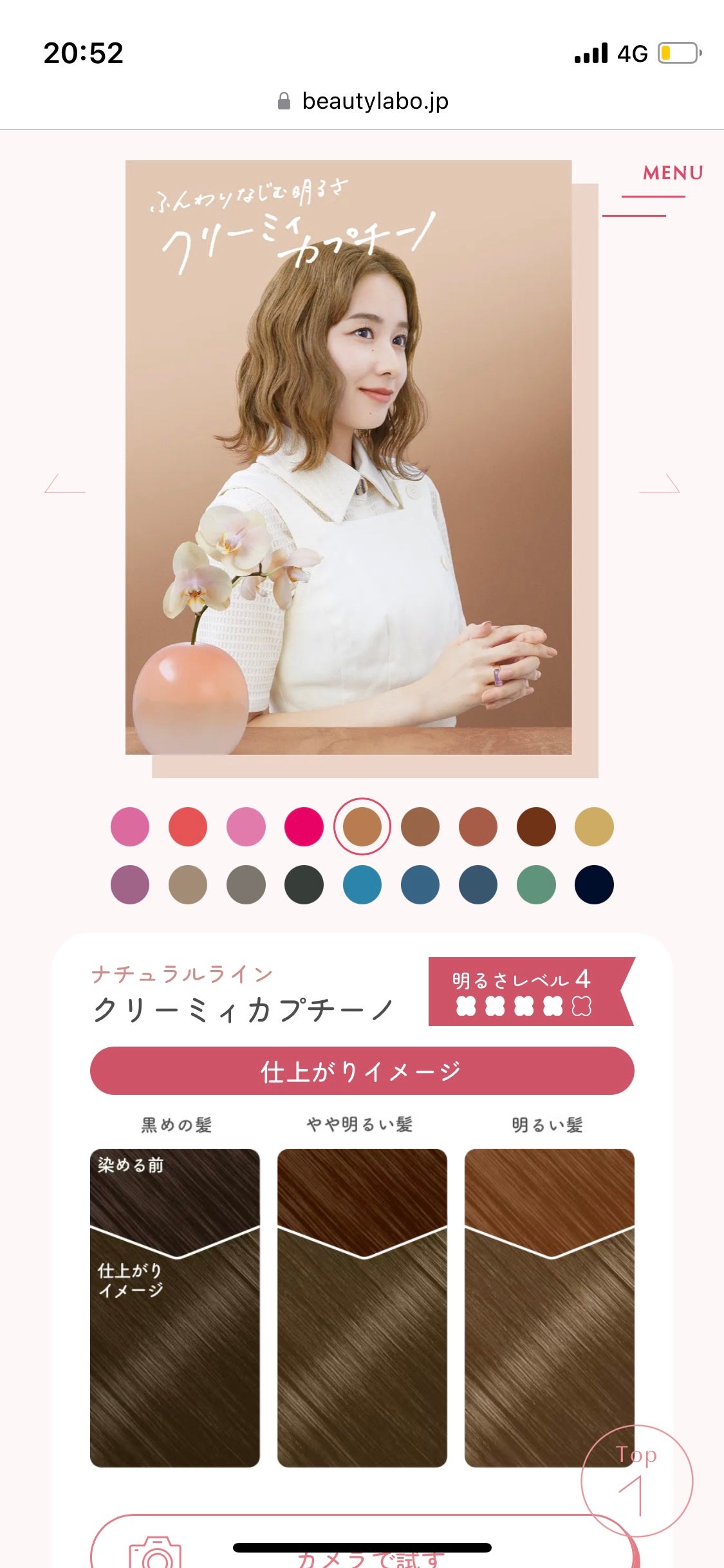 ホイップヘアカラー/ビューティラボ/ヘアカラーを使ったクチコミ(3枚目)