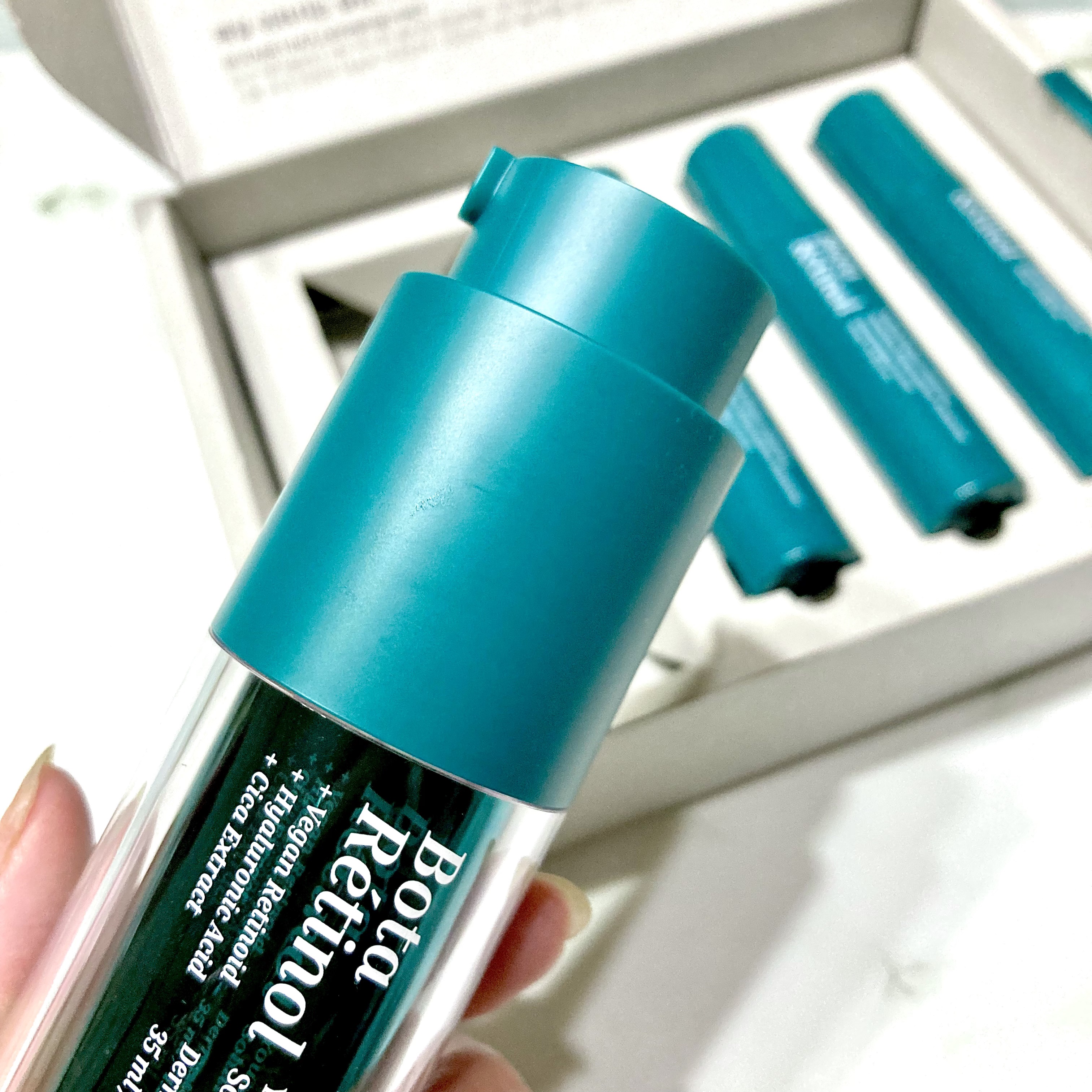 ボタレチノールユースリペアソリューションセット/ENPRANI（韓国）/美容液を使ったクチコミ（3枚目）