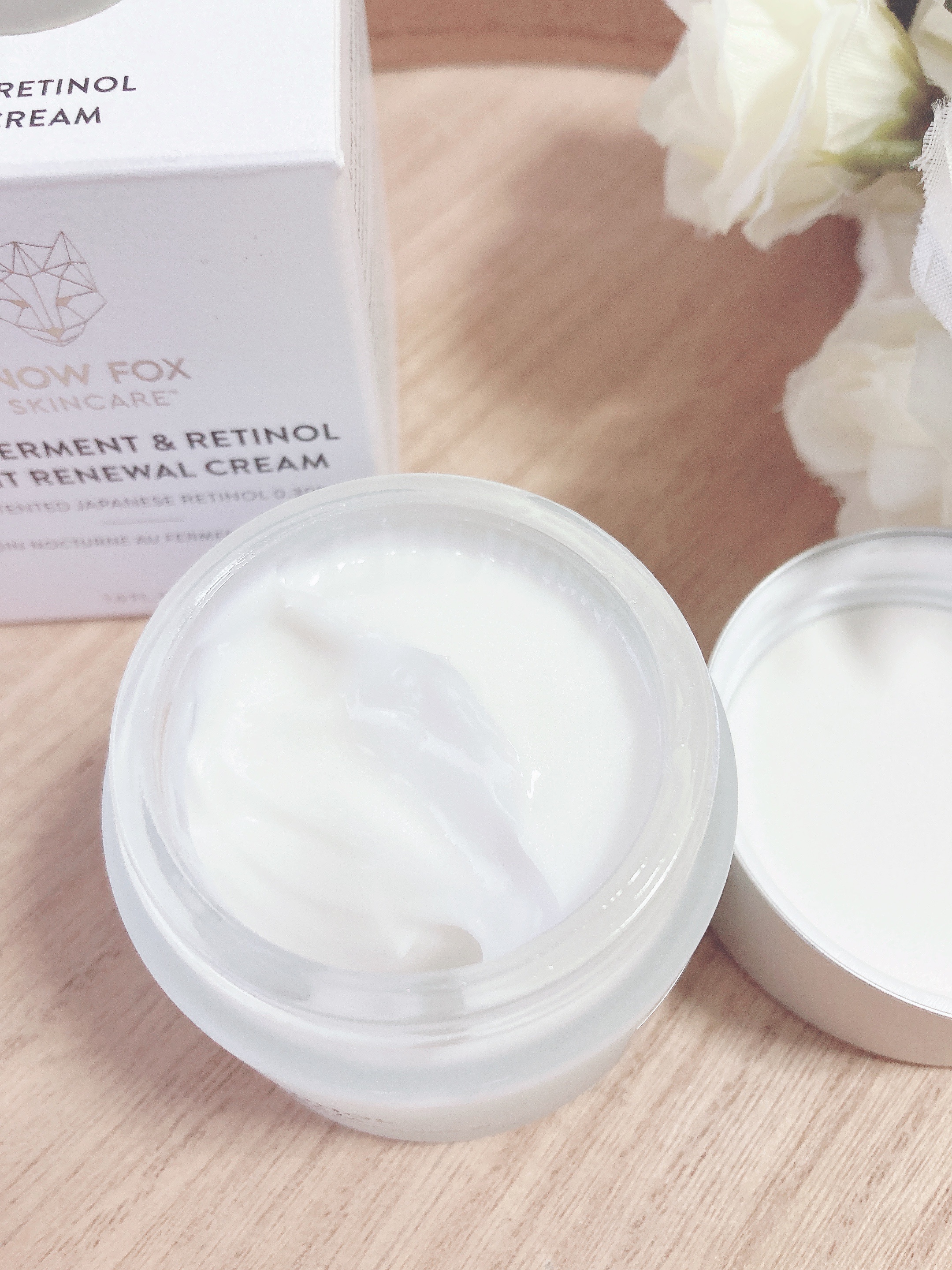 SAKE ナイトクリーム/SNOW FOX SKINCARE/フェイスクリームを使ったクチコミ（3枚目）
