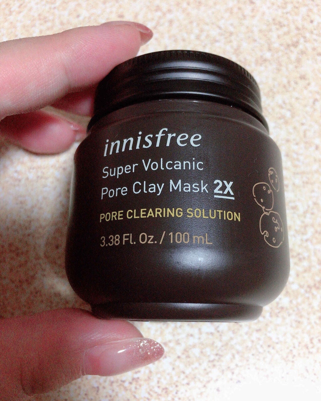 スーパーヴォルカニック ポア クレイマスク/innisfree/洗い流すパック・マスクを使ったクチコミ(1枚目)